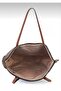 Large Size Women's Shoulder Bag with Ribbon Detail - 4