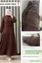 Yasmin Skirted Suit Maya Fabric Women's Blue Sleeves and Pocket Lace Detailed Skirted Hijab Suit - 5