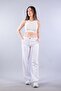 5193 Loose Fit Linen Pants with Elastic Waist