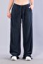 5424 Casual Pants with Elastic Waist and Pockets - 3