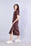 26675 polo neck modal fabric dress - 2