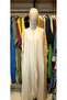 Women's Natural Linen Sleeveless Dress & Silk Blend Tassel Detailed Long Kimono Jacket Set