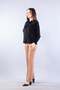20223 ruffled collar shirt with gathered sleeves - 4