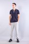 4062 polo collar zippered t-shirt - 4