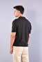 10026 self-striped zippered collar knit t-shirt - 3
