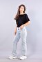 6982 (N-2802) Boat Neck Short Sleeve Tunic Blouse - 5