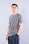 2021 V-neck Basic Single Jersey Regular Fit T-shirt - 2