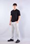 110 Polo Collar Zippered Self-Twill T-Shirt - 5
