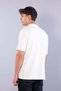 4051 buttoned collared self-striped t-shirt - 3