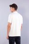 4663 T-Shirt with Dots on the Collar and Patterned Sleeves - 3
