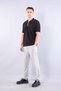 4062 polo collar zippered t-shirt - 5