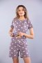 Short Sleeve Top Shorts Bottom Pajama Set - 3