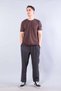 2021 V-neck Basic Single Jersey Regular Fit T-shirt - 4