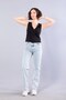 10836 sleeveless o-neck blouse with zipper accessory - 7