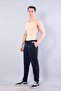 936 Elastic Waist Honeycomb Fabric Trousers - 2