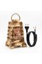 Pyramid Wooden Himalayan Salt Lamp (with Button) - 4