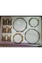 18 Piece Herenica Gold Tea and Cake Set 6 Tea Cups 6 Tea Plates 6 Cake Plates - 8