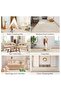 Baby Play Mat Beige 9.2x6.6ft, Memory Foam Crawling Mat 1.3 Inch Thick for Floor - 3