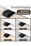 3 Pack Rubber Door Stopper Wedge with Holder, for Home, Office, School(Black) - 3