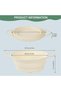 Silicone Collapsible Strainers,Large Drainer for Vegetable, Food, Pasta - 3