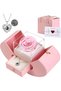 Preserved Rose Set with I Love You 100 Languages Necklace, Eternal Flower Gift Box for Women Mom Wife Girlfriend, for Christmas Valentine's Day - 7
