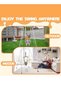 2-in-1 Baby Swing and Jumper Set,Indoor and Outdoor Toddler Bouncer,Foldable Metal Frame with Safety Belt,Suitable for 6 Months to 10 Years - 5