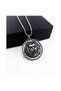 Silver Color Men's Lion Head Necklace