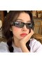 Retro Small Frame Sunglasses for Men and Women,Hip Hop Punk Style,UV400 Eyewear - 4