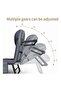 Outdoor Portable Folding Recliner with Mattress,6-Position Adjustable Single Bed for Office Nap and Camping - 4