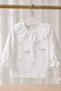 Baby Girl White Lace Embroidery Detailed 10-Piece Hospital Discharge Set – 100% Cotton Newborn Set - 3