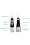 Portable Water Dental Floss Oral Irrigator,320ml Water Tank,9 Adjustable Modes,IPX7 Waterproof - 3