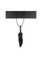Black Color Men's Feather Necklace