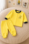 Champion Themed Yellow Navy Blue 8 Piece Newborn Baby Fan Set - 3