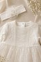 Baby Girl Lace Mevlüt Dress with Headband, Special Occasion Birthday Ceremony Dress - 2