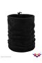Men's Black Winter Fleece Gloves - Fleece Beanie - Fleece Neck Collar Set of 3 - 2