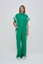 Sleeveless Stripe Detailed Zippered Jumpsuit
