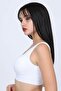 Underwear Passage Thick Strap Bamboo Bustier Bra with Removable Pads - 2