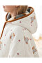 Children's Poncho Cape Winter Autumn with Fleece Lining Double-Sided - 7