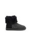 Likea Premium Black Suede Silver Beaded Fur Boots - 3