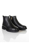 Dzr Oregon 100% Genuine Leather Black Men's Zippered Chelsea Model Luxury Casual Boots Shoes - 5