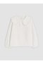 Embroidered Baby Collar Girl's Shirt (W6) - 3