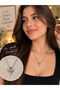 Women's Steel Necklace – Stylish and Elegant Figure Necklace Set - 2