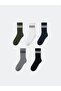 Mixed Striped Men's Socks 5-Pack (W6) - 5