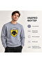 Grimelanj Aek Men's Grey A.E.K. Sweatshirt with Emblem – Long Sleeve - 2
