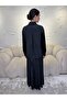 931 Pocket Detail Moss Skirt Suit Black - 5