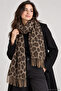 Premium Scarf Leopard Scarf Women's Winter Tassel Scarf Soft Textured Shawl - Shoulder Shawl Scarf 50X200