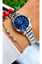 3 Atm Waterproof Steel Strap Women's Wristwatch-Bracelet Gift - 3