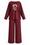 Table Printed Batik Tracksuit Set