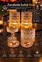 Illuminated Rotating Cup Set 6 Pieces 360 ° |   2 Cups + Footed Bowl + Wide Bowl + 2 Coasters (with Special Gift Box)