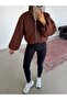 Kaşe Bomber Jacket - Brown - 6